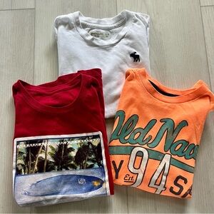 Boys Play Bundle, Shirts Size Medium, Abercrombie Kids, Old Navy and Quicksilver